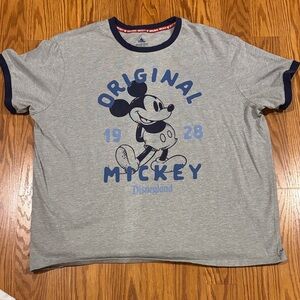 Disney Gray and Blue Original Mickey Kids T-Shirt
